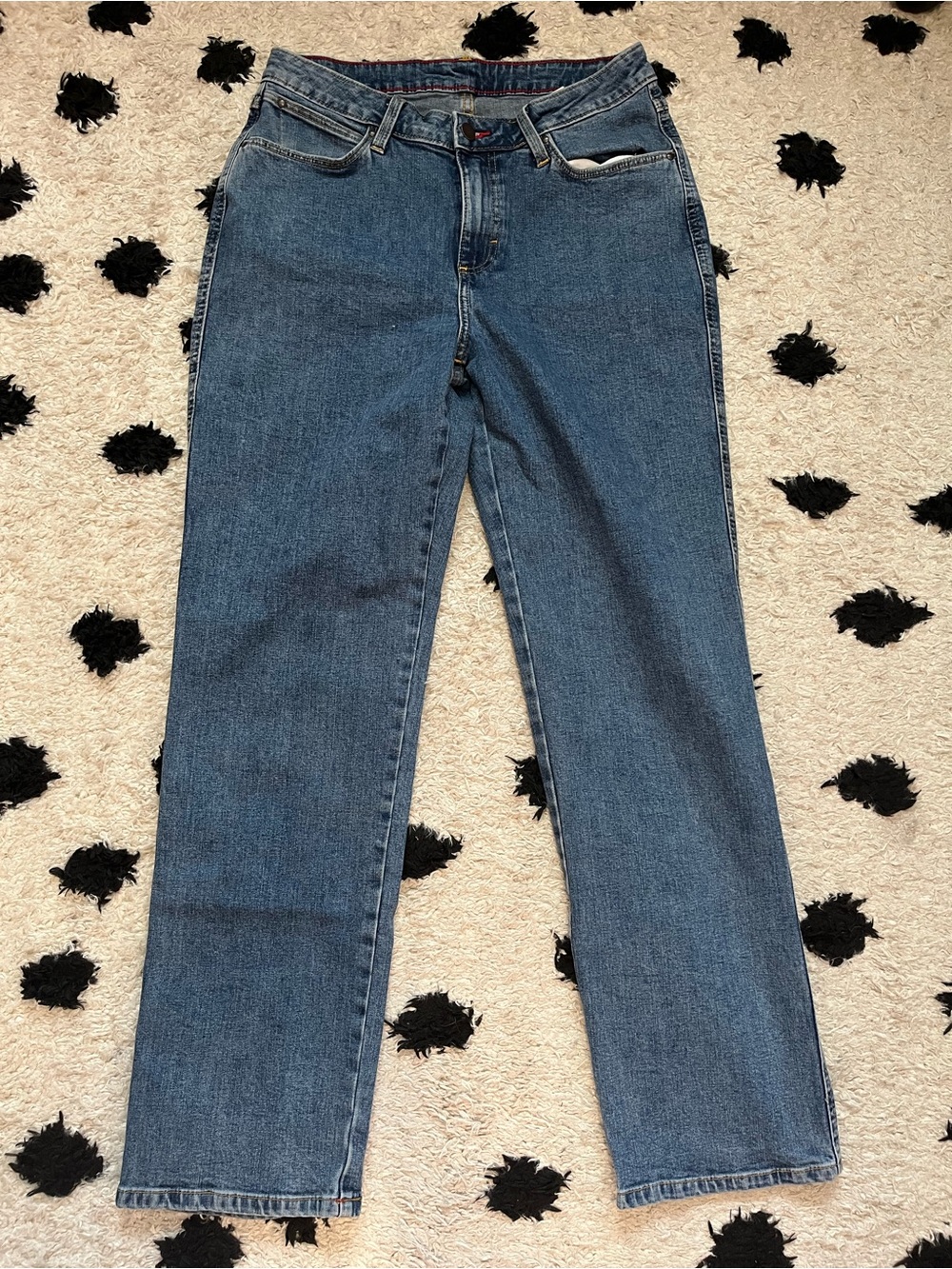 Wrangler 7x30 Women's Blue Straight-Leg Jeans